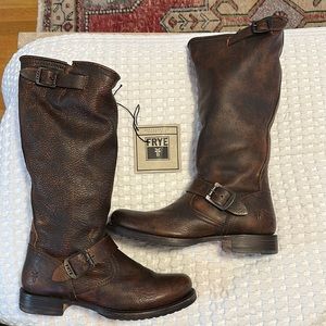 Frye Boots size 8 dark brown veronica slouch knee boot